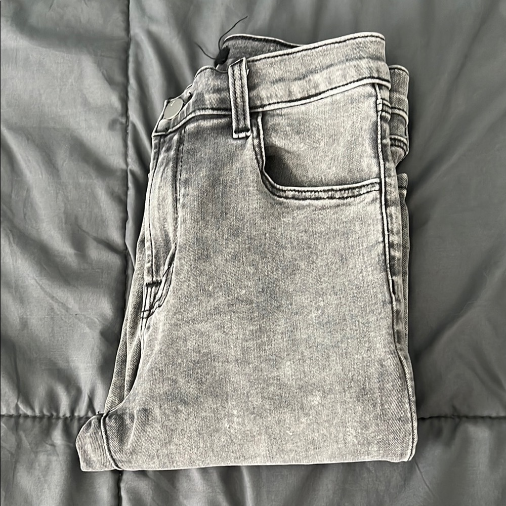 J Brand Ruby High Rise Crop Jean Gray Wash Size 23